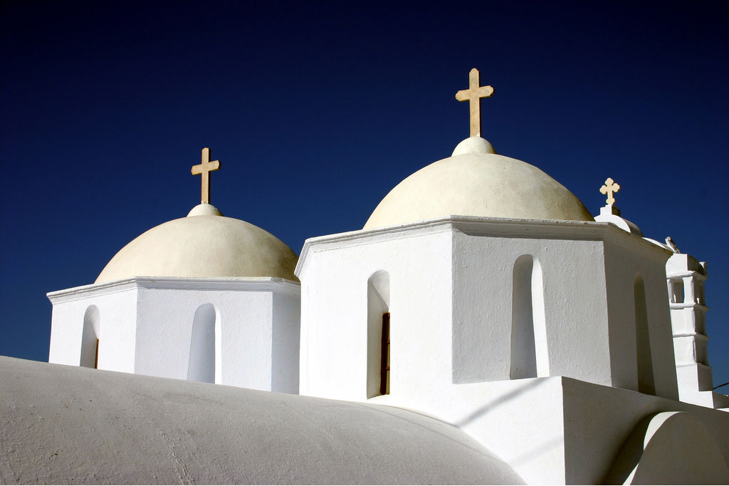 Chora church - Church in Amorgos Chora by Petit Breton