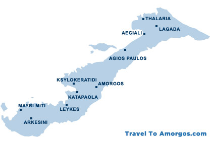 amorgos map - Travel to amorgos -  The cycladic island of amorgos, Greece complete guide with information on AMORGOS, CHORA AMORGOU, KATAPOLA, AIGIALI, THOLARIA, KATO MERIA, PANAGIA HOSAVIOTISSA, LAGADA, MEGALI GLYFADA, MIKRI GLYFADA, LEVROSSOS, MALTEZI, MOUROU, AGIA ANNA, NIKOURIA, KATO KAMPOS, AGIOI SARANTA, AMMOUDI, KALOTARITISSA, WRONG, KATO LAKKOS, ANCIENT ALTAR, THEOLOGOS, Ag.Pavlos AEGIALI, MINOA ANCIENT, 